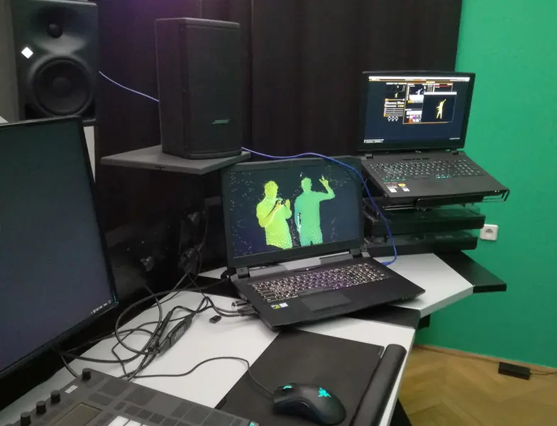 Tak widział nas Kinect w studio Arkeia