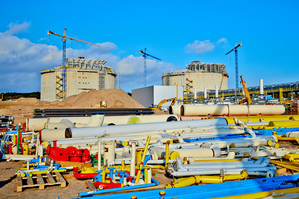 Terminal LNG, budowa - październik 2013; fot. materiał prasowy Polskie LNG SA