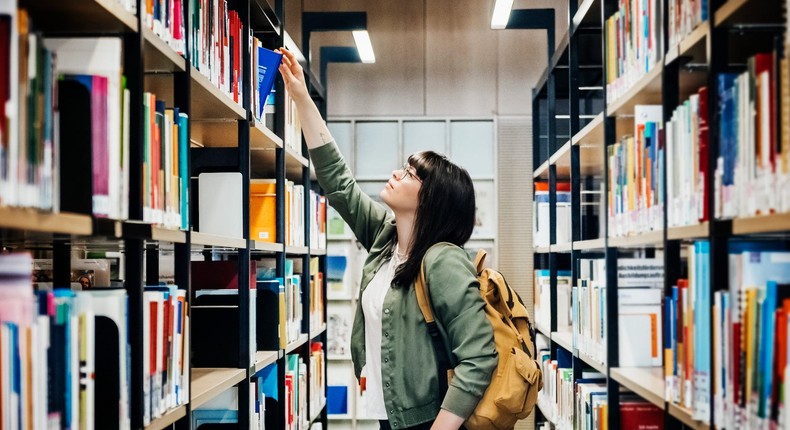 The author requires her daughter, not pictured, to work on campus.Tom Werner/Getty Images