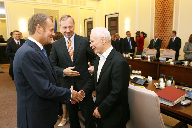 Donald Tusk, Bogdan Zdrojewski i Michał Boni