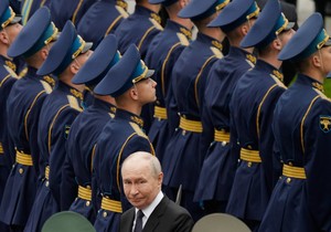 Vladimir Putin na ceremoniji povodom 85. godišnjice invazije nacističke Nemačke na SSSR na Dan sećanja u Moskvi 22. juna
