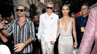 Erling Haaland i Isabel Haugseng Johansen nakon Dolce&Gabbana revije u Taormini