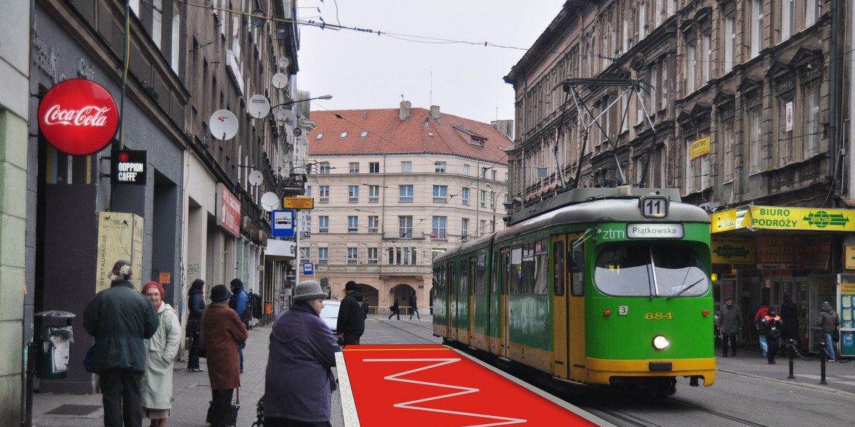 Wizualizacja przystanku wiedeńskiego w Poznaniu