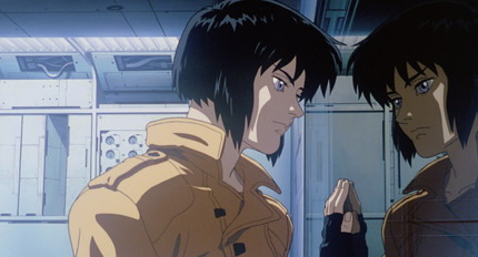 Major Motoko Kusanagi w animowanej wersji "Ghost in the Shell"