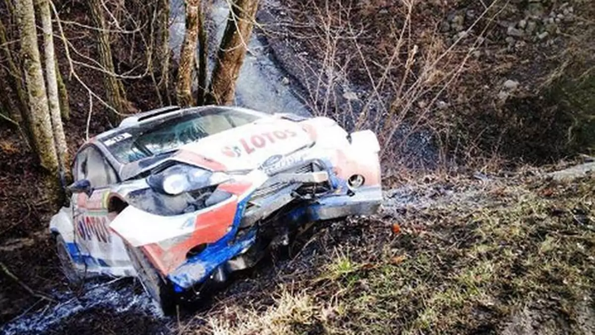 Rajd Monte Carlo 2014: Kubica zdemolował Fiestę (II. dzień)