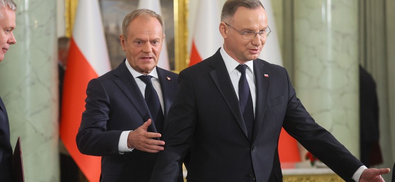 Duda "w cztery oczy" z Tuskiem. Oto, o czym rozmawiali...