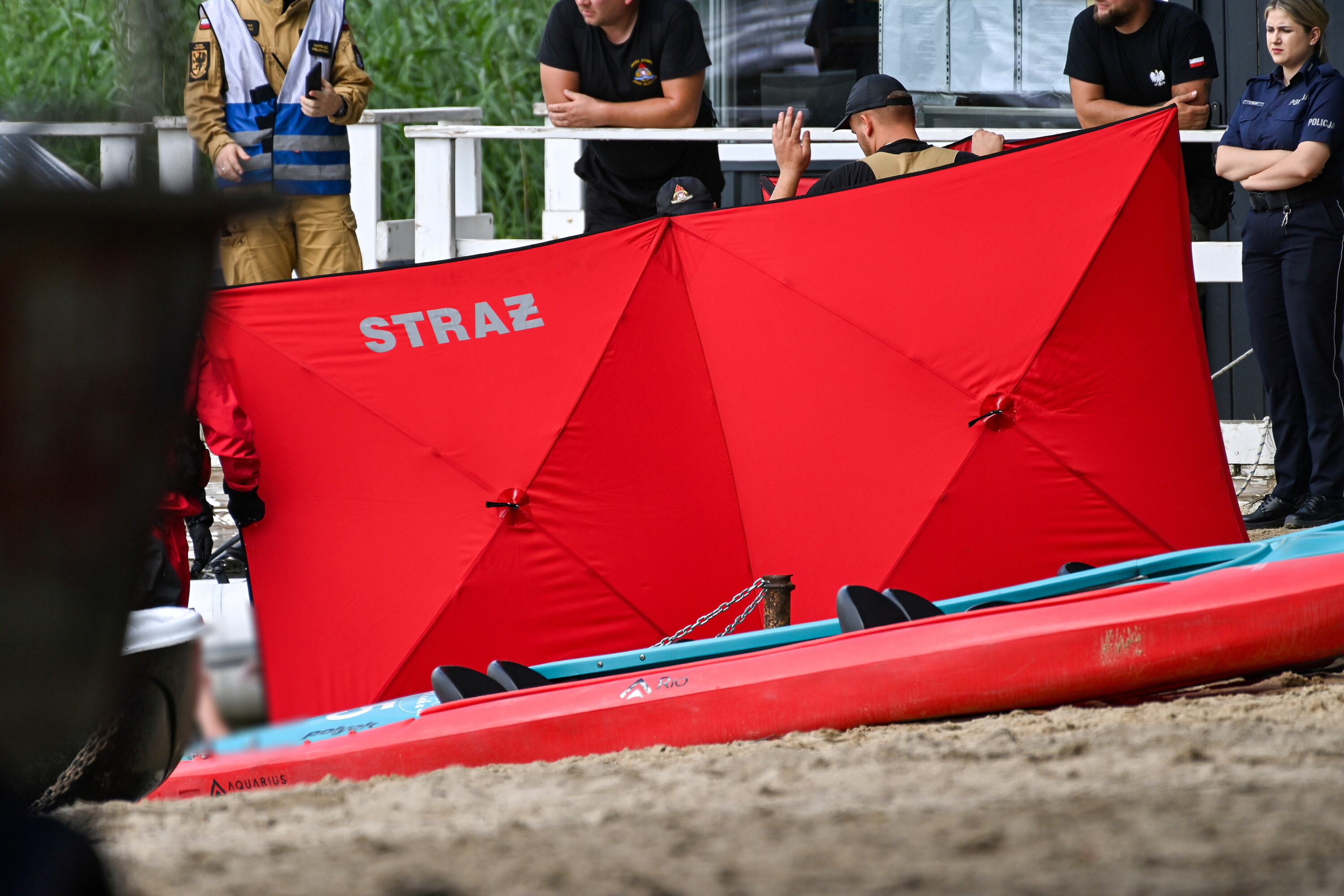 Jezioro Kruklin: Ciała dwóch braci z Ełku znalezione po 3 dniach poszukiwań