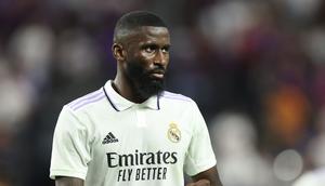 Antonio Rudiger played at left-back for Real Madrid in their friendly pre-season loss to Barcelona.