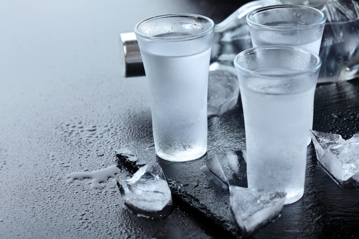 Wódka. Kieliszki