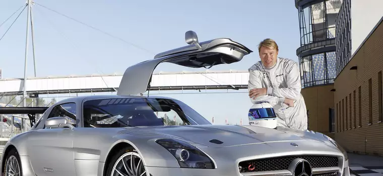 Mika Häkkinen za kierownicą Mercedesa SLS AMG GT3