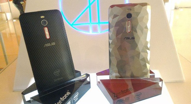 The ASUS Zenfone 2 Deluxe Edition with 256GB of internal storage capacity