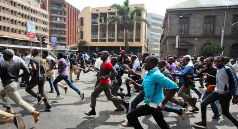 Image illustration of students on rampage (Credit: Osun Defender)