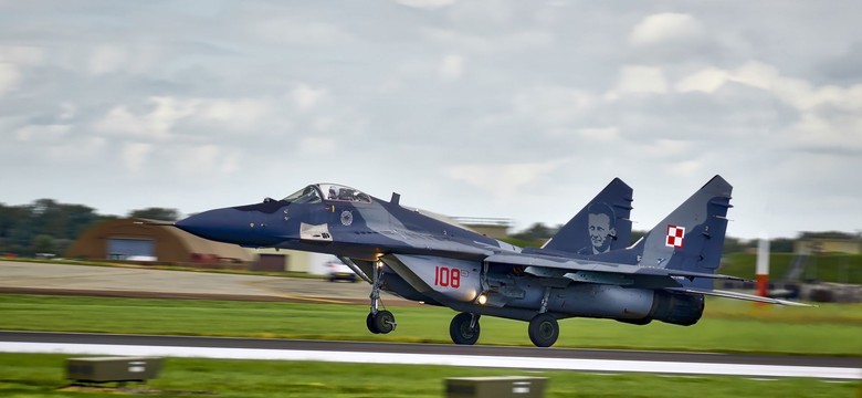 Polski MiG-29 zgubił zbiornik paliwa. "Spadł kilkaset metrów od zabudowań"