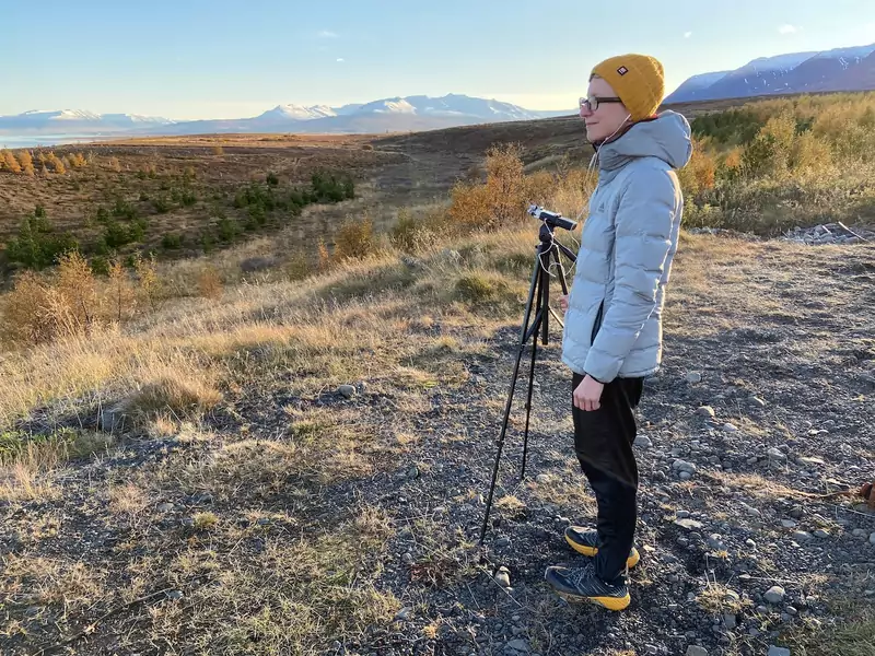 Kaśka Paluch stworzyła dźwiękową mapę Islandii, fot. Magdalena Lukasiak