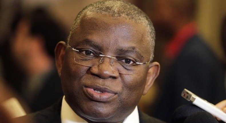 Angola's Foreign Affairs Minister Georges Rebelo Chikoti speaks to the media during the ZOPACAS (The South Atlantic Peace and Cooperation Zone) summit in Montevideo January 15, 2013.  REUTERS/Andres Stapff