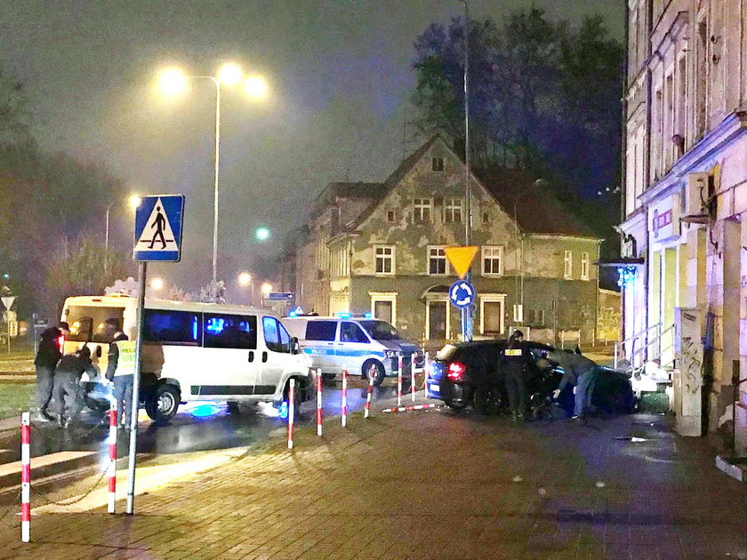 Uciekali przed policją w centrum Zielonej Góry