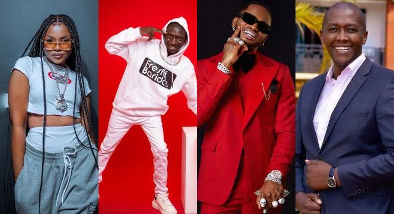 Zuchu, Stevo Simple Boy, Diamond Platnumz and Fredrick Muitiriri