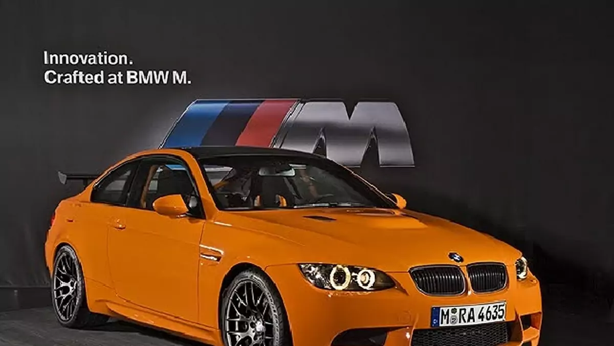 BMW M3 GTS - Mechaniczna pomarańcza