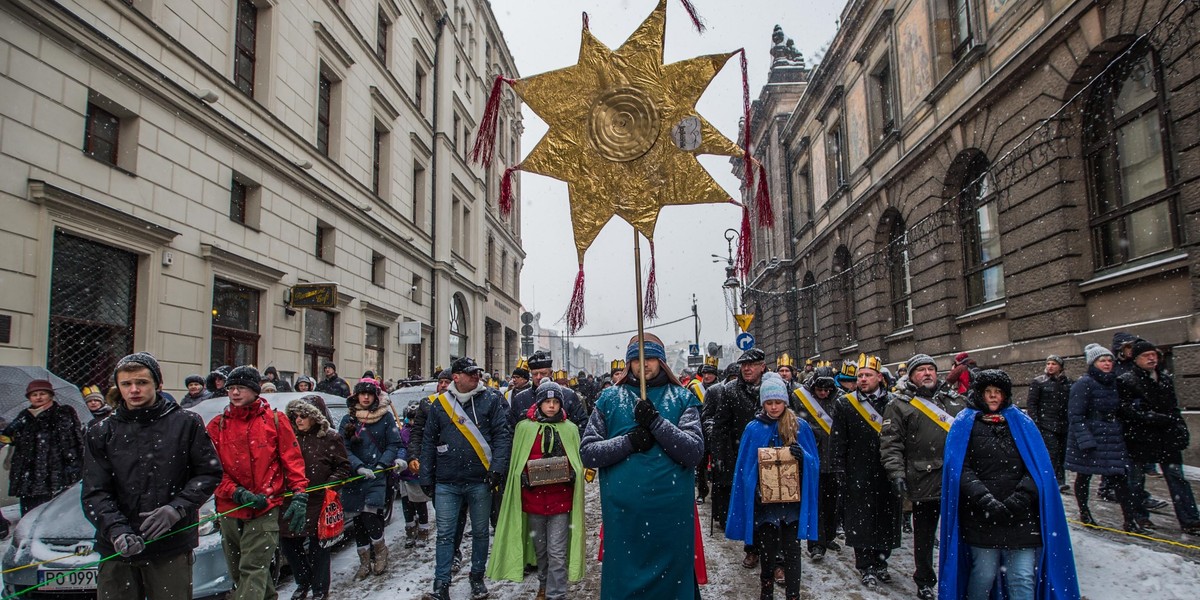 Ulicami Poznania przeszedł Orszak Trzech Króli