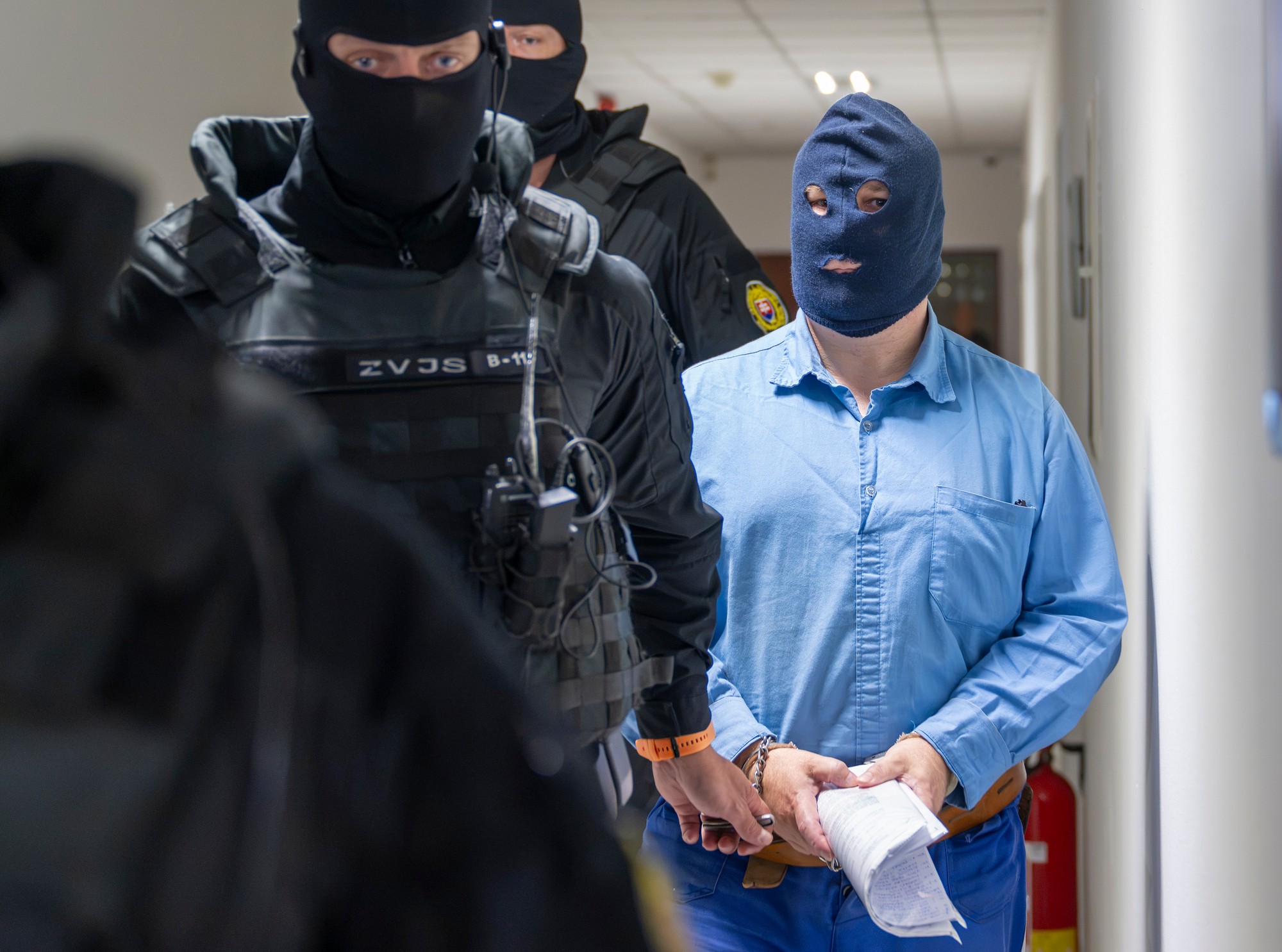 Zoltán Andruskó prichádza na súdne pojednávanie v kauze objednávky vraždy novinára Jána Kuciaka, ako aj v prípade prípravy vrážd prokurátorov. 