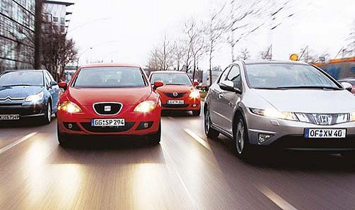 Seat Leon, Citroen C4, Mazda 3 Sport, Honda Civic - Przeciętność? Nie! Czas na awangardę