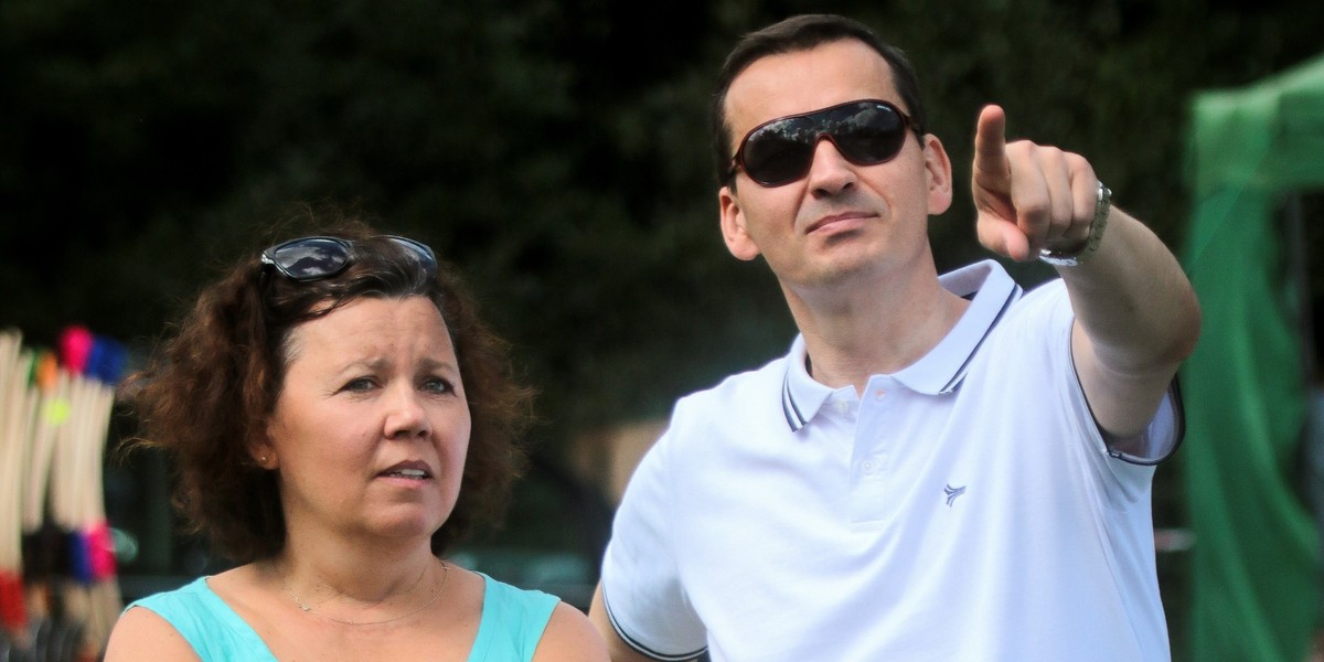 MATEUSZ MORAWIECKI NA PIKNINU CYSTERSKIM