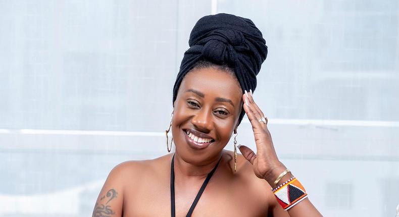 Actress and Milele FM presenter Jacquey 'Wilbroda' Nyaminde