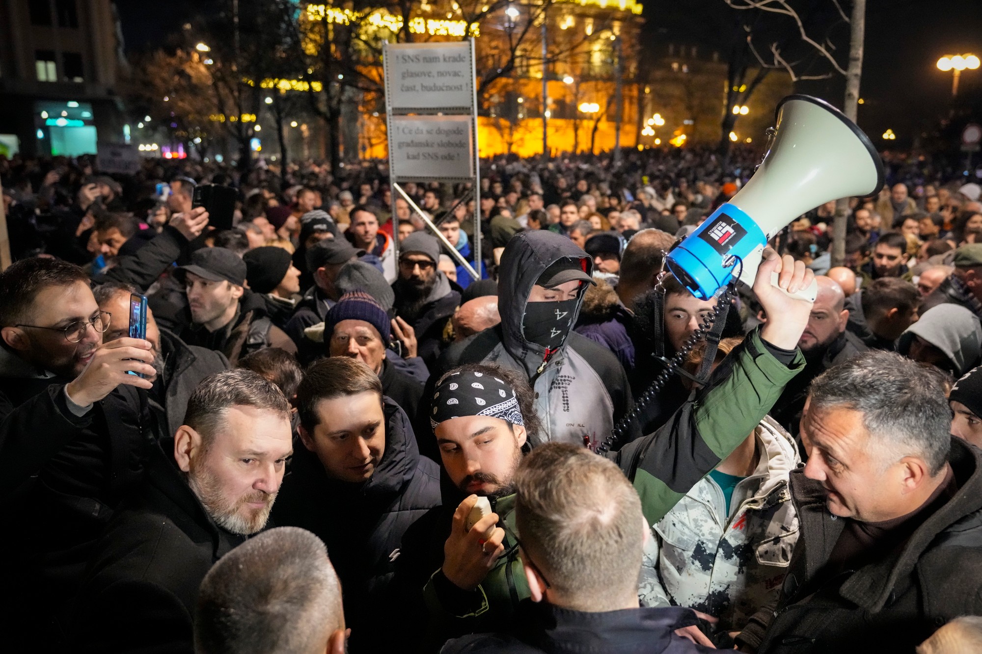 Srbské protesty.