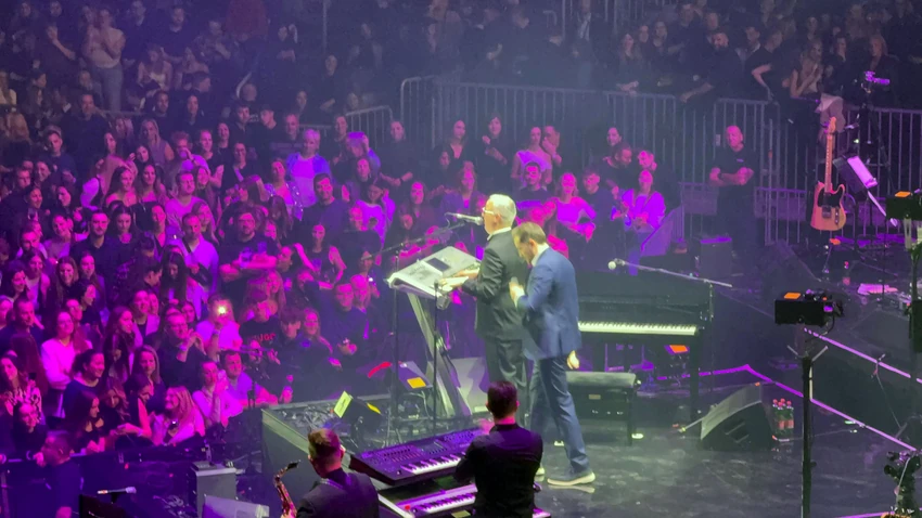 Mirza Selimović na koncertu kod Saše Matića