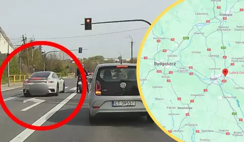 Z lewoskrętu pojechał na wprost. Kierowca Porsche nie przewidział jednego [WIDEO]