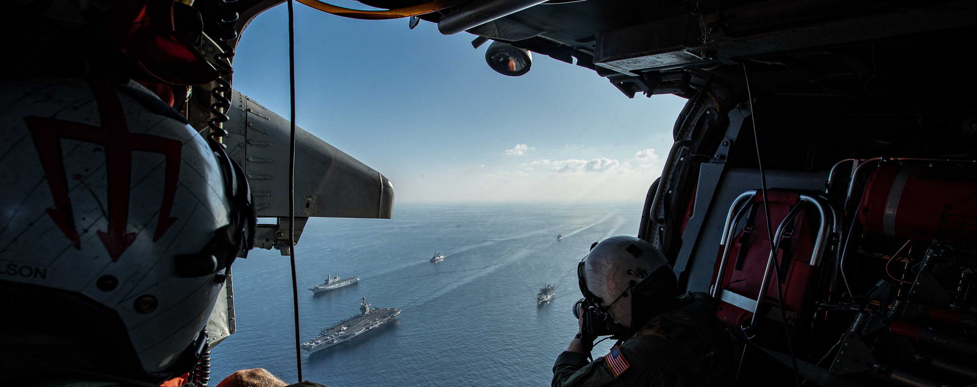 Flota US Navy zmierzająca w stronę Izraela