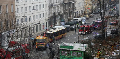 Dramat lokatorów po wybuchu w Warszawie