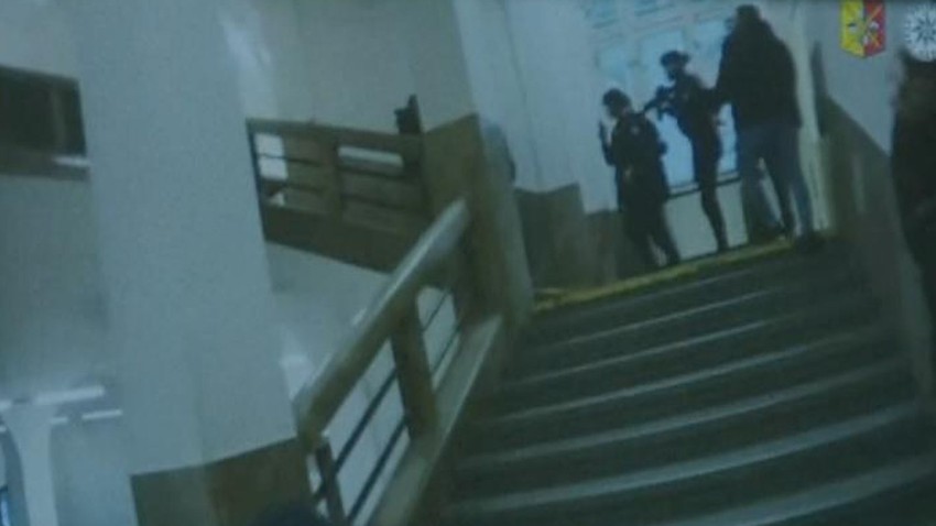 Snimak napada u Pragu sa policijski kamera