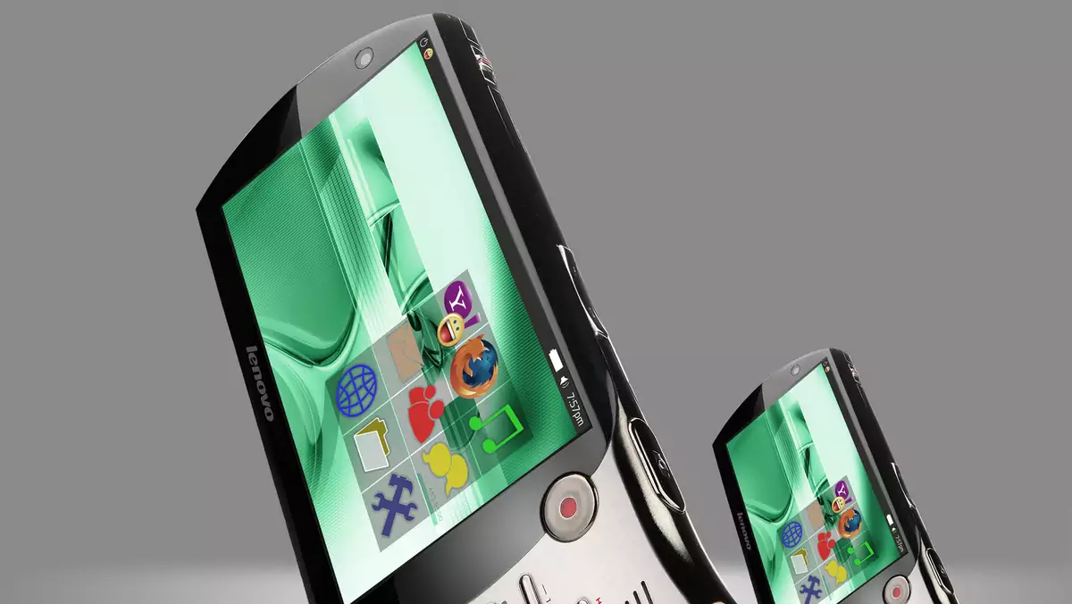 Mobile Device Concept z Lenovo wykorzystujący platformę Intel Centrino Atom