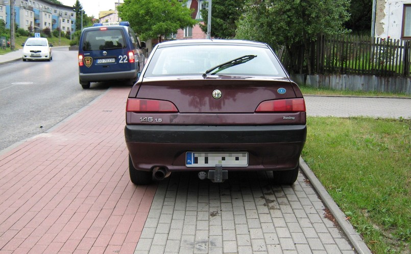 Zdjęcie parkowania przesłała nam Straż Miejska w Gdańsku