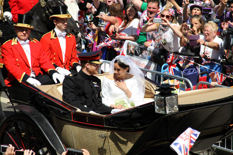 Książęca para Sussex w dniu zaślubin