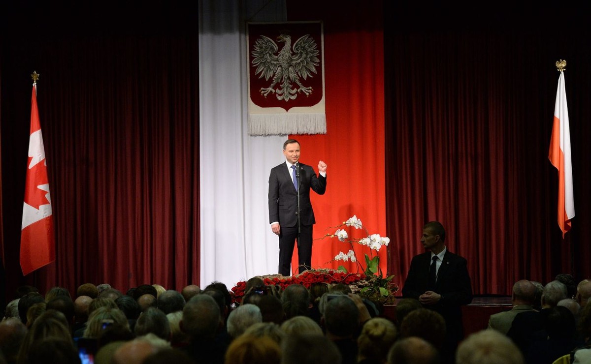 Kanada: Prezydent Duda spotkał się z korpusem dyplomatycznym i Polonią