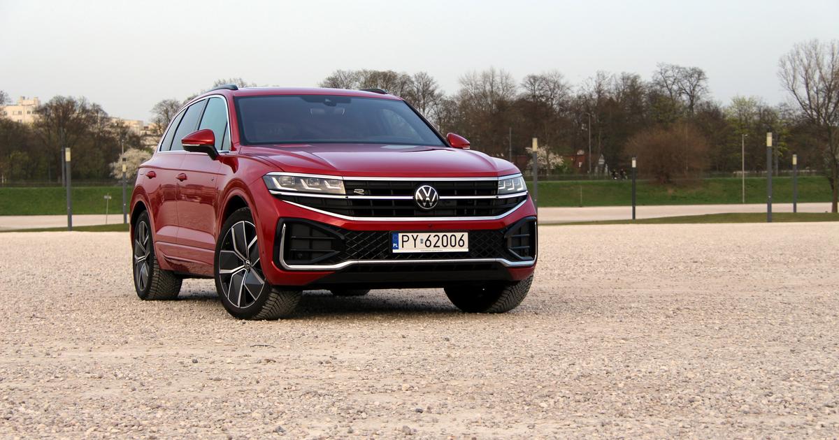  Nowy Volkswagen Touareg po liftingu - TEST. Ma podświetlane logo i diesla V6 oraz pochłania dziury