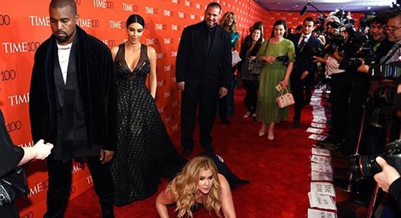 Amy Schumer pranks Kim Kardashian, Kanye West at TIME 100 Gala in NYC
