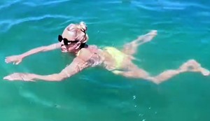 Verica Rakočević u žutom bikiniju 