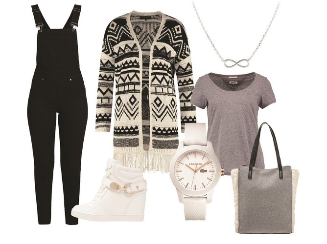 STYLIZACJE z kardiganem