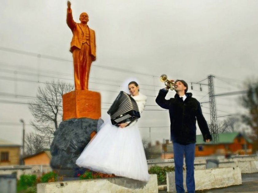 Ślubne zdjęcia z Rosji. Śmieszne zdjęcia z Rosji