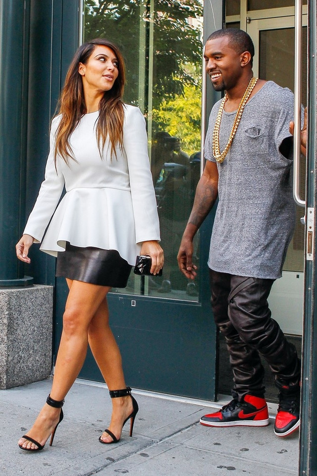 Kim Kardashian i Kanye West/fot. East News