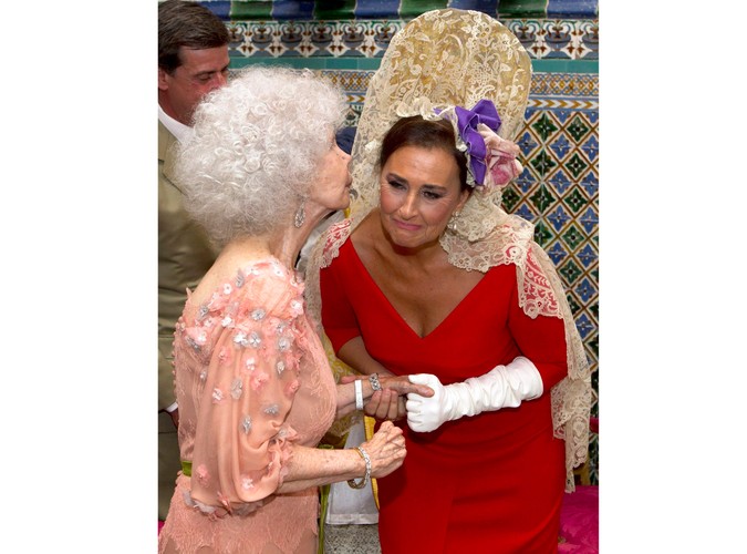 Księżna Alby Cayetana i jej przyjaciółka Carmen Tell