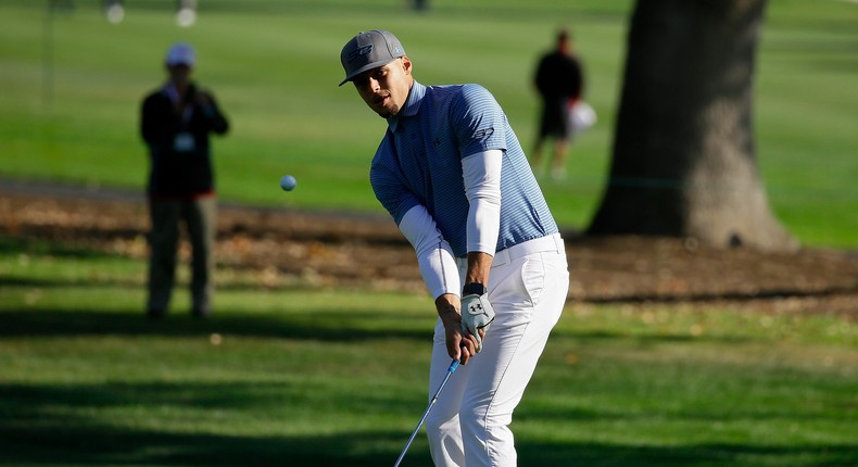 Stephen Curry is the NBA's best golfer.