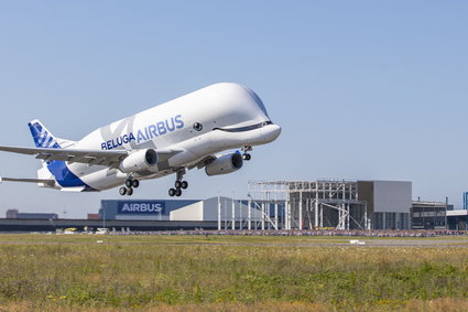Airbus BelugaXL po raz pierwszy w powietrzu