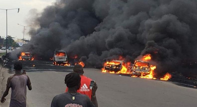 Another tanker explodes in Onitsha (Illustrative image) [Leadership].