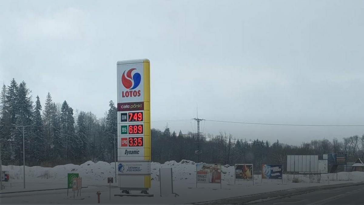 Ceny paliw na stacjach pod Tatrami