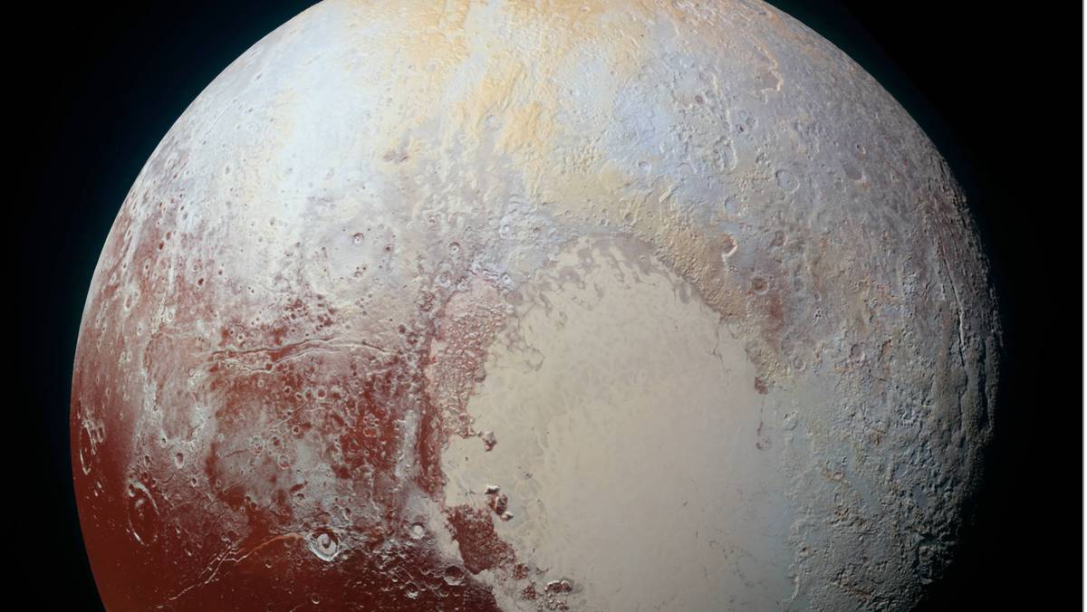 Pluton na zdjęciu NASA
