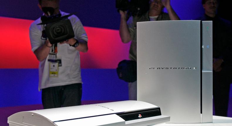 Sony's PlayStation 3 game console.
